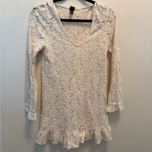 Wild Fable Cream Lace Top